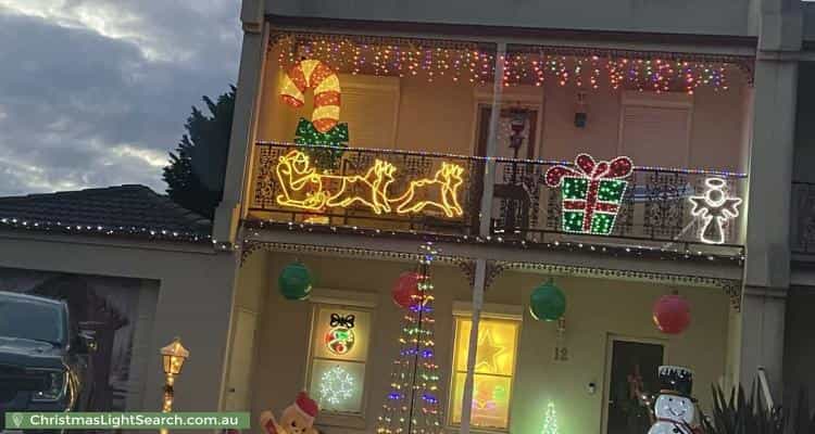 Christmas Light display at 12 Covent Gardens, Point Cook