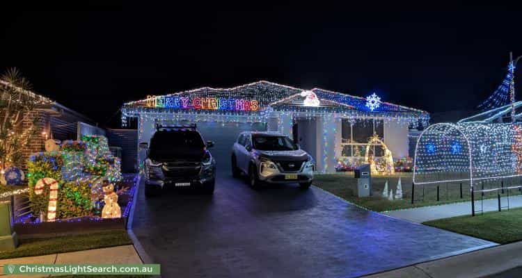 Christmas Light display at 5 Maize Avenue, Spring Farm