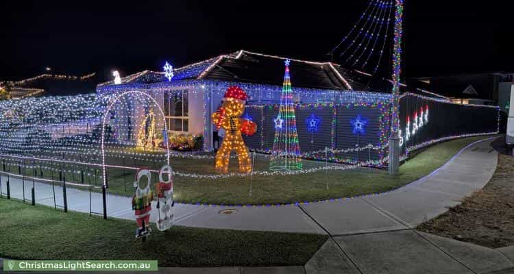 Christmas Light display at 5 Maize Avenue, Spring Farm