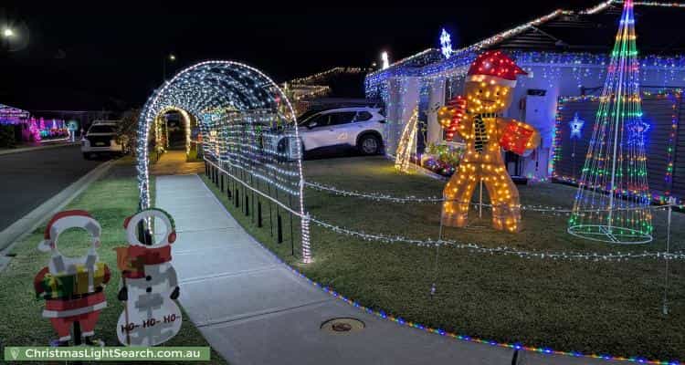 Christmas Light display at 5 Maize Avenue, Spring Farm