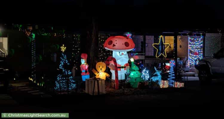 Christmas Light display at 2 Drysdale Circuit, Kambah