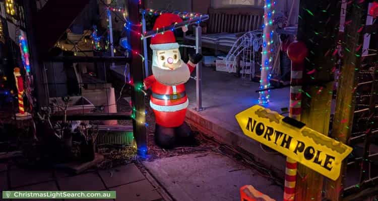 Christmas Light display at 2 Drysdale Circuit, Kambah