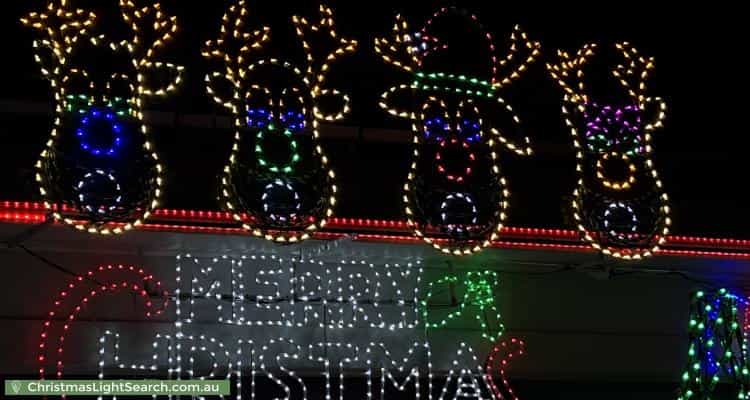 Christmas Light display at 2 Lipsett Terrace, Brooklyn Park