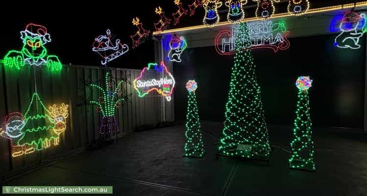 Christmas Light display at 2 Lipsett Terrace, Brooklyn Park