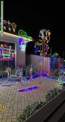 Christmas Light display at 2 Lipsett Terrace, Brooklyn Park
