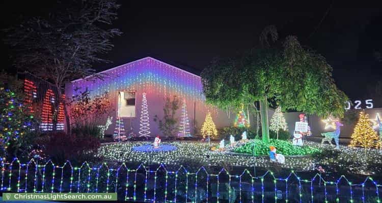 Christmas Light display at 5 Raheen Court, Vermont South