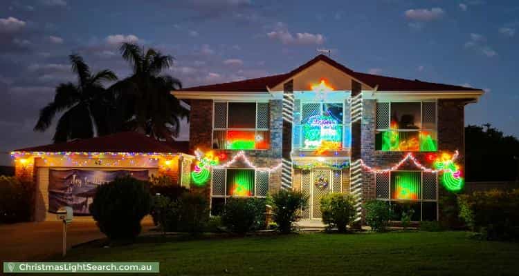 Christmas Light display at 42 Carnation Crescent, Calamvale