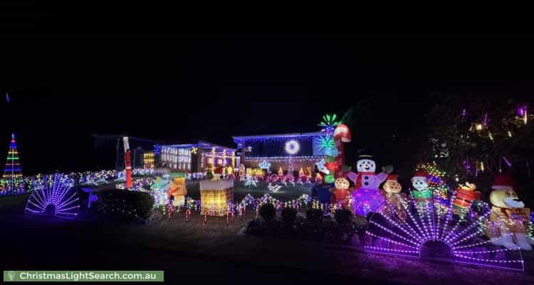 Christmas Light display at 49 Hurley Street, Toongabbie