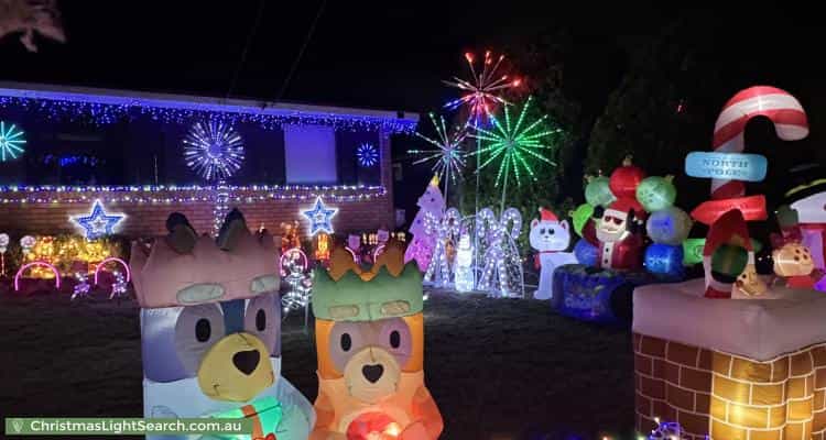 Christmas Light display at 49 Hurley Street, Toongabbie