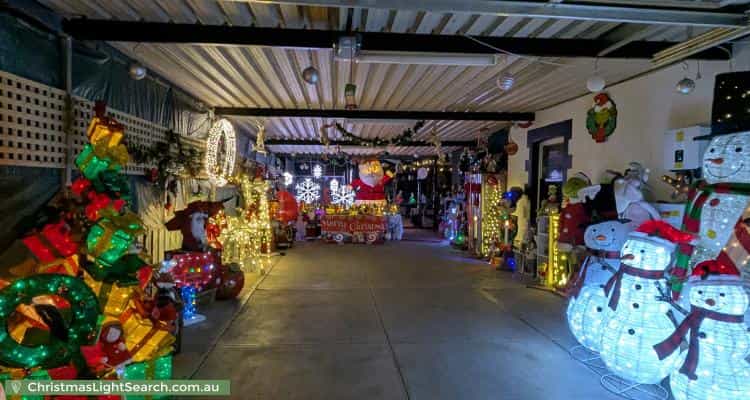 Christmas Light display at 1 Carnarvon Parade, West Croydon