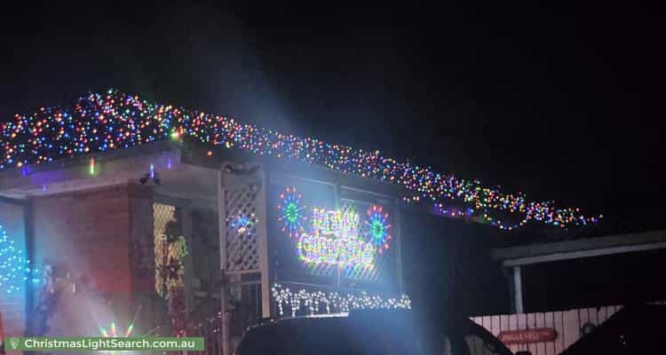 Christmas Light display at 39 Wagawn Street, Woodridge