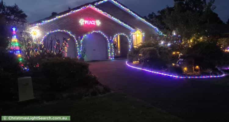 Christmas Light display at 33 Jasmine Drive, Bomaderry