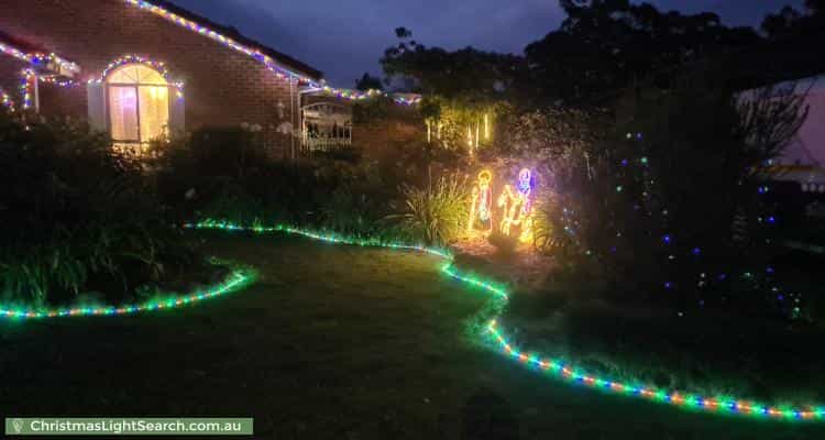 Christmas Light display at 33 Jasmine Drive, Bomaderry