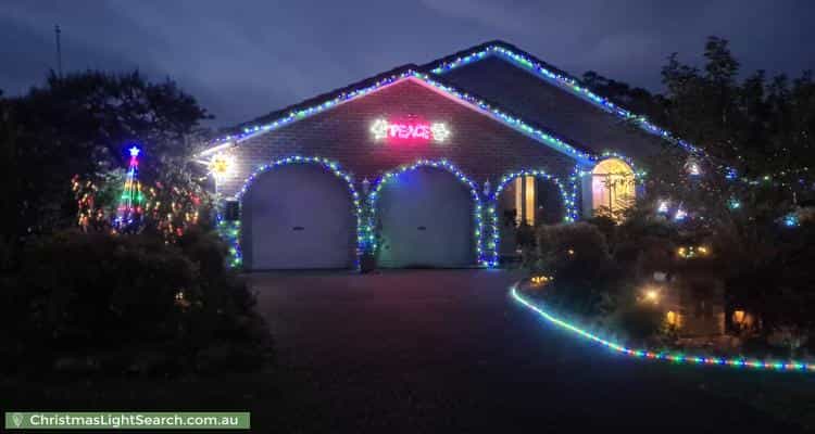 Christmas Light display at 33 Jasmine Drive, Bomaderry