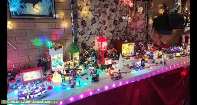 Christmas Light display at 4 Yalta Court, Clayton South