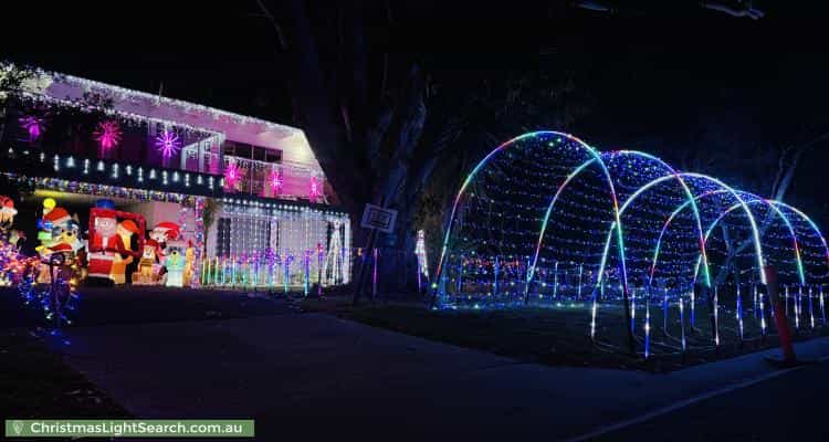 Christmas Light display at 45 Goldensands Road, Cape Woolamai