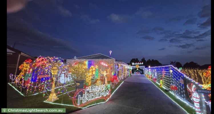Christmas Light display at 29 Franks Way, Cranbourne North