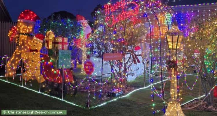 Christmas Light display at 29 Franks Way, Cranbourne North