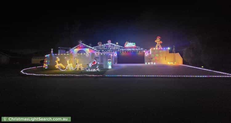 Christmas Light display at 9 Atanasoff Road, Tapping