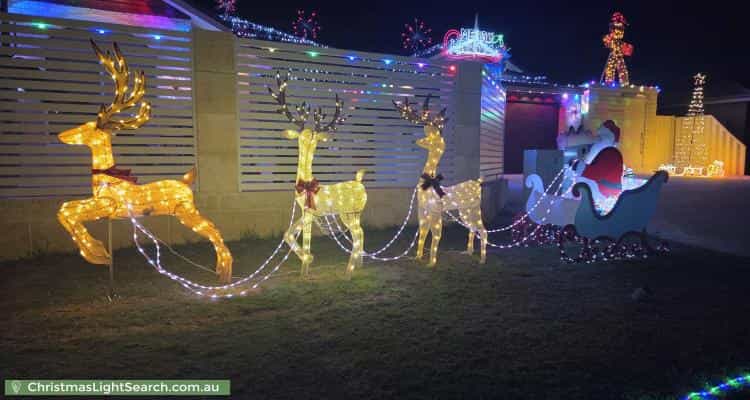 Christmas Light display at 9 Atanasoff Road, Tapping