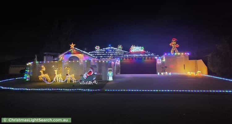 Christmas Light display at 9 Atanasoff Road, Tapping