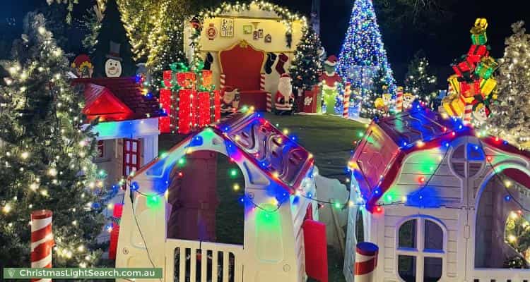 Christmas Light display at 22 Hargreaves Road, Coolbellup