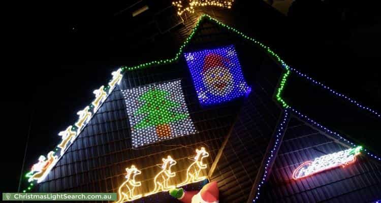 Christmas Light display at 50 Newington Parade, Mernda