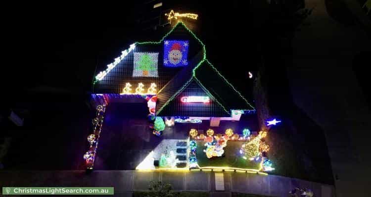Christmas Light display at 50 Newington Parade, Mernda