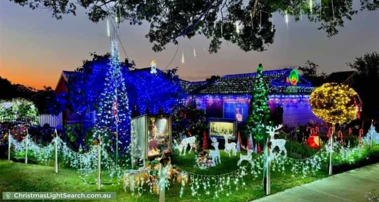 Christmas Light display at 17 Edmonds Street, Narre Warren