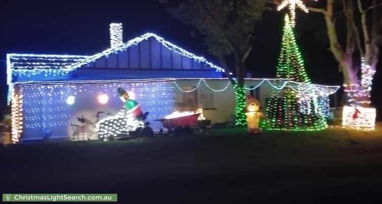 Christmas Light display at 1184 Macleay Valley Way, Bellimbopinni