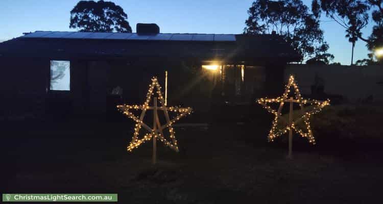 Christmas Light display at 35 Hagen Crescent, Hackham West