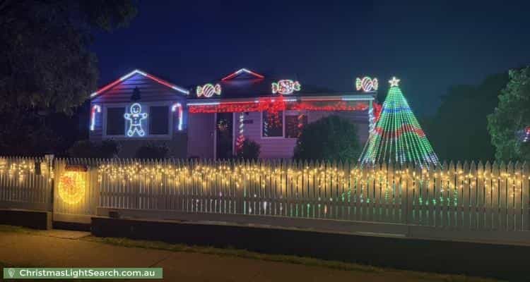 Christmas Light display at 23 Longwood Drive, Mornington