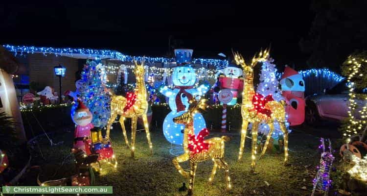 Christmas Light display at Jennifer crescent, Bayswater north
