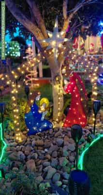 Christmas Light display at 40 Strathaird Drive, Narre Warren South