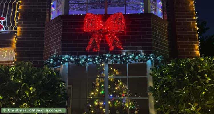 Christmas Light display at 43 McClelland Avenue, Nicholls