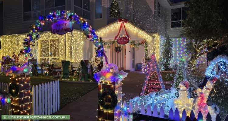 Christmas Light display at 6 Devaney Avenue, Glenmore Park