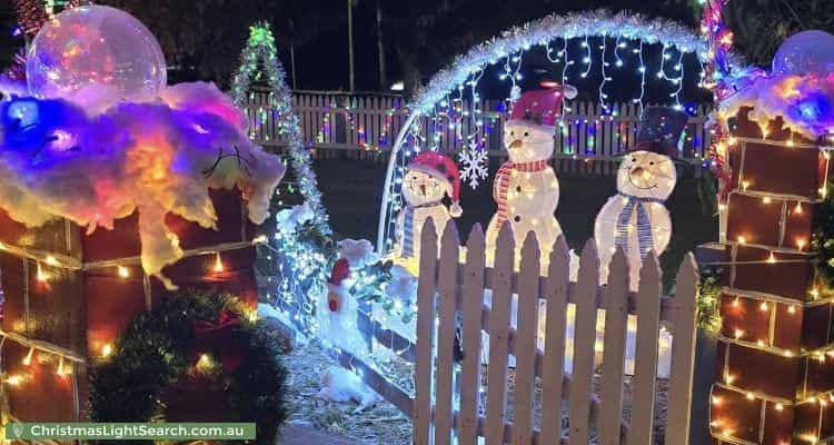 Christmas Light display at 6 Devaney Avenue, Glenmore Park