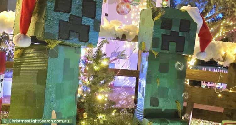 Christmas Light display at 6 Devaney Avenue, Glenmore Park