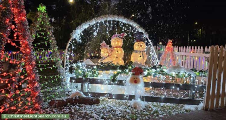 Christmas Light display at 6 Devaney Avenue, Glenmore Park