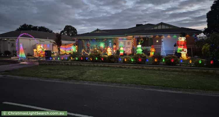 Christmas Light display at  Sunnybrook Court, Craigieburn