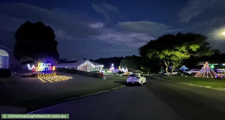 Christmas Light display at  Trinity Place, Bridgeman Downs