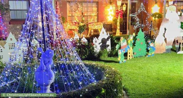 Christmas Light display at 2 James Place, Athelstone