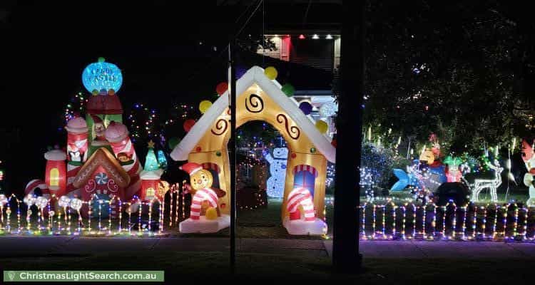 Christmas Light display at 7 Elmhurst Road, Gladstone Park