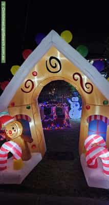 Christmas Light display at 7 Elmhurst Road, Gladstone Park