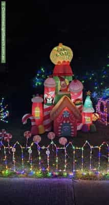 Christmas Light display at 7 Elmhurst Road, Gladstone Park