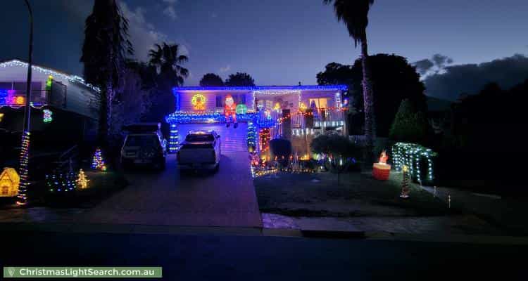 Christmas Light display at 20 Parfitt Crescent, Calwell
