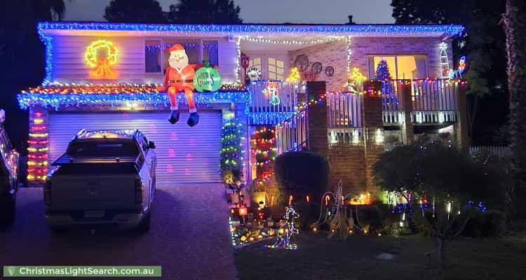 Christmas Light display at 20 Parfitt Crescent, Calwell