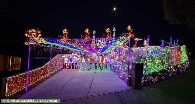 Christmas Light display at 11 Kristina Court, Pakenham