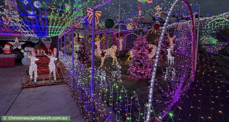 Christmas Light display at 11 Kristina Court, Pakenham