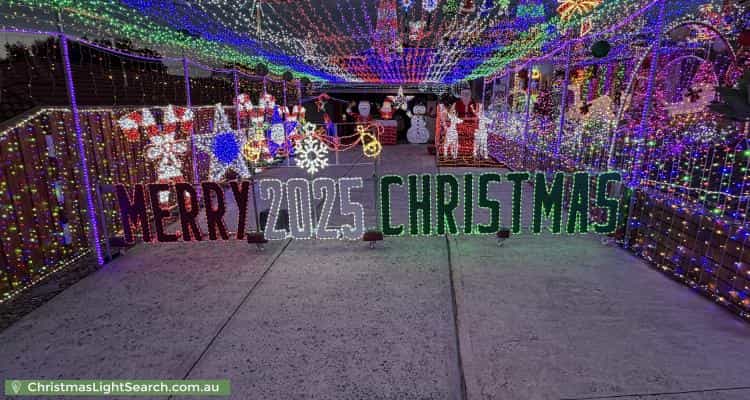Christmas Light display at 11 Kristina Court, Pakenham
